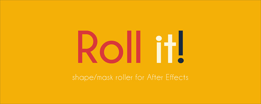 دانلود اسکریپت Roll it! برای افتر افکت