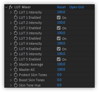 تست کرک پلاگین LUT Mixer در افتر افکت