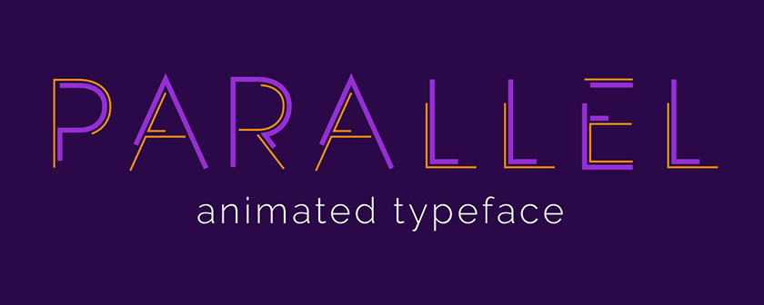 دانلود اسکریپت Parallel Animated Typeface برای افتر افکت