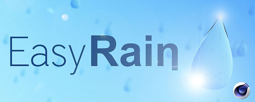 دانلود اسکریپت Easy Rain C4D برای Cinema 4d