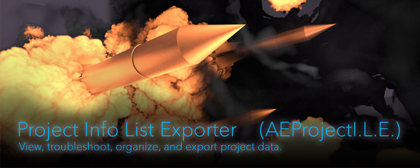 دانلود اسکریپت AEProjectILE برای نرم افزار افتر افکت