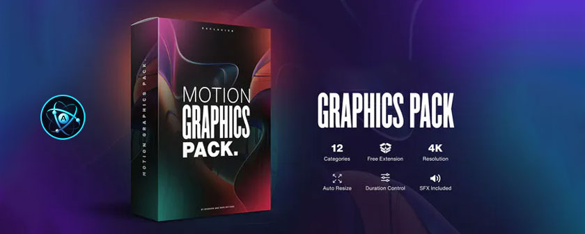 دانلود اسکریپت Atomx Motion Graphics Pack برای افتر افکت