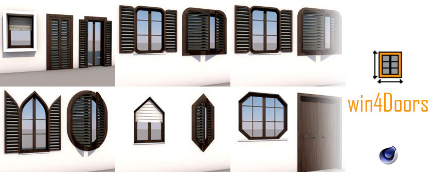 دانلود پلاگین Win4Doors برای نرم افزار Cinema 4d