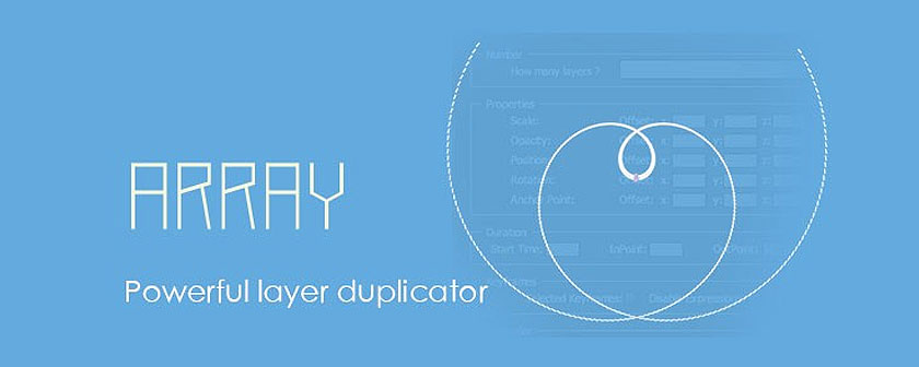 دانلود اسکریپت Array برای نرم افزار After Effects
