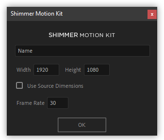 تست کرک اسکریپت Shimmer Motion Kit برای After Effects