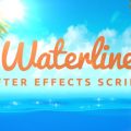 دانلود اسکریپت شبیه سازی ساخت آب Waterline در After Effects