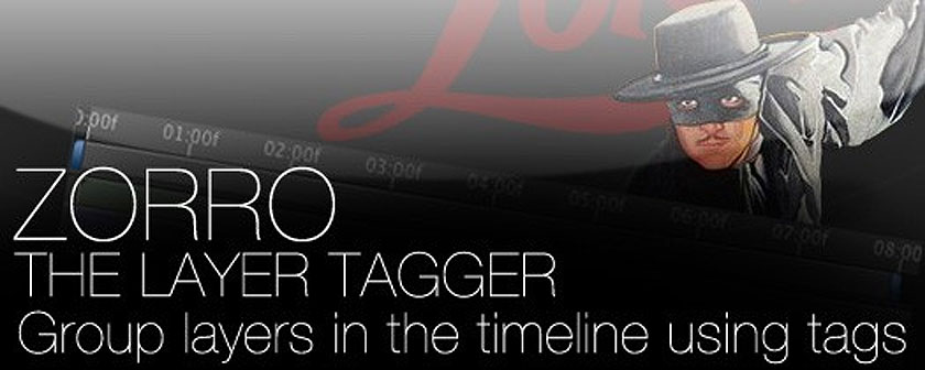 تست کرک اسکریپت Zorro-The Layer Tagger در نرم افزار افتر افکت