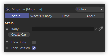 تست کرک پلاگین Magic Car در نرم افزار Cinema 4d