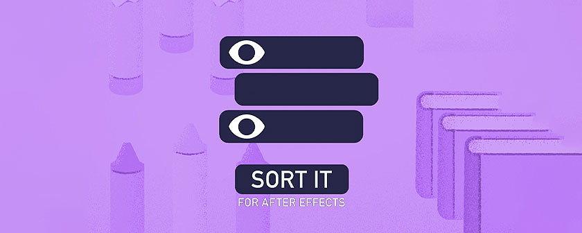 دانلود اسکریپت Sort It برای نرم افزار After Effects
