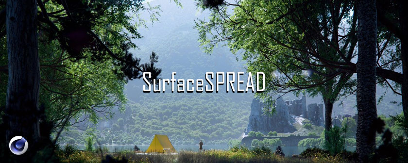 دانلود پلاگین SurfaceSPREAD برای نرم افزار Cinema 4d