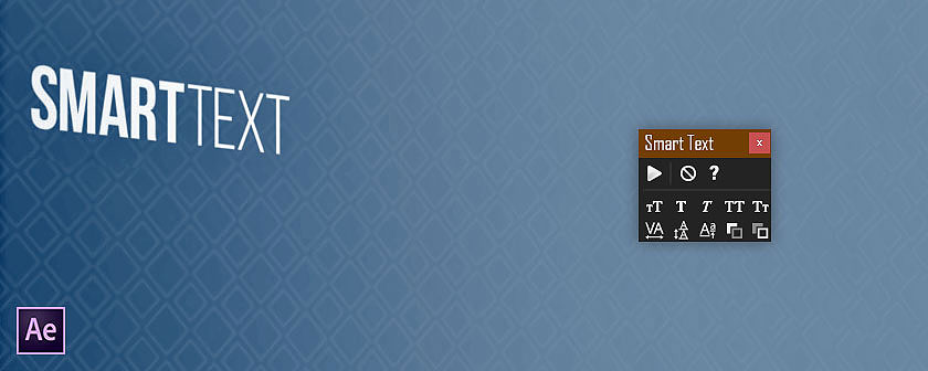 دانلود اسکریپت Smart Text در افتر افکت