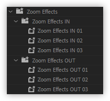 تست کرک پریست Zoom Effects در نرم افزار افتر افکت