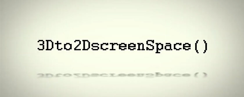 دانلود اسکریپت 3D to 2D ScreenSpace برای نرم افزار افتر افکت