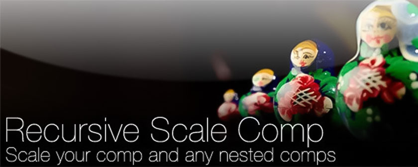 دانلود اسکریپت Recursive Scale Comp برای افتر افکت