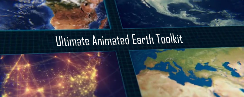 دانلود ابزار Ultimate Animated Earth Toolkit برای افتر افکت