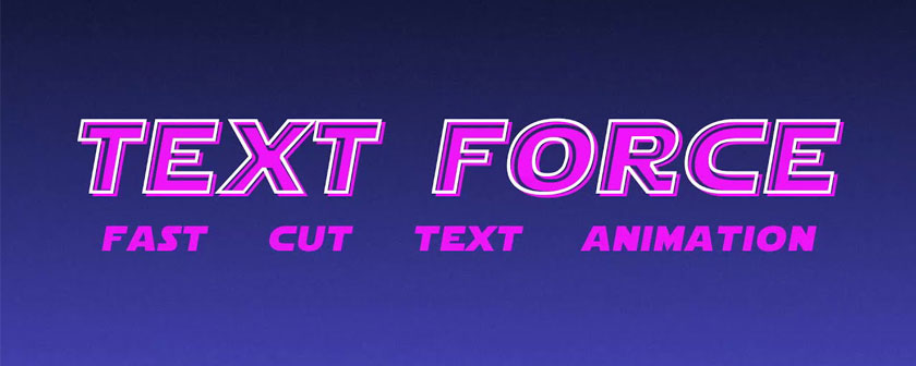 دانلود اسکریپت Text Force برای افتر افکت