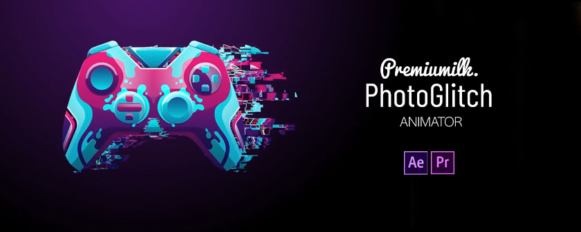 دانلود اسکریپت PremiumBuilder PhotoGlitch Animator در افتر افکت