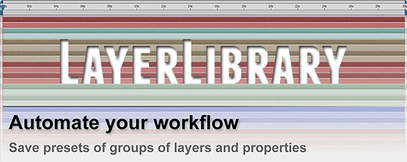دانلود اسکریپت Layer Library در افتر افکت