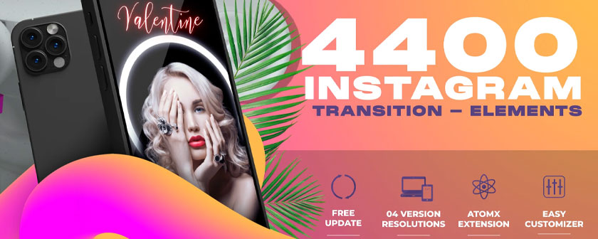 دانلود اسکریپت AtomX Instagram Stories Big Pack در نرم افزار افتر افکت