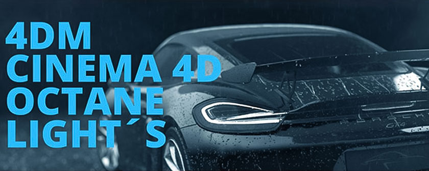دانلود پریست 4DM Octane Lights C4D آپدیت همراه با کرک