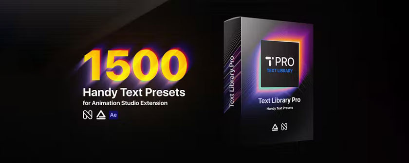 دانلود اسکریپت Animation Studio Handy Text Animations Pro برای افتر افکت