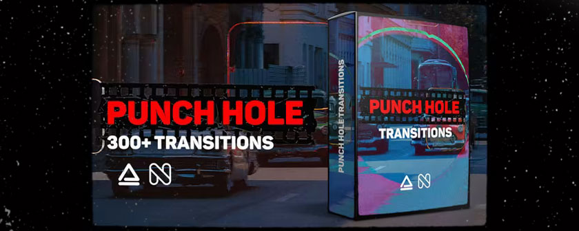 دانلود اسکریپت Animation Studio Punch Hole Transitions برای افتر افکت