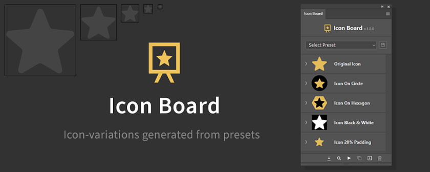 دانلود پلاگین Icon Board PS آخرین آپدیت همراه با کرک