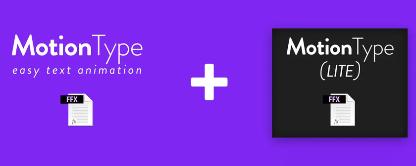 دانلود پریست MotionType Lite آخرین آپدیت همراه با کرک