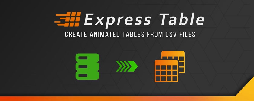 دانلود اسکریپت Express Table در نرم افزار افتر افکت