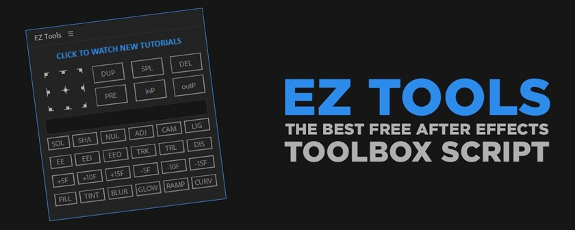 دانلود اسکریپت EZ Tools در افتر افکت