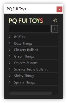 تست کرک اسکریپت PQ FUI Toys در افتر افکت