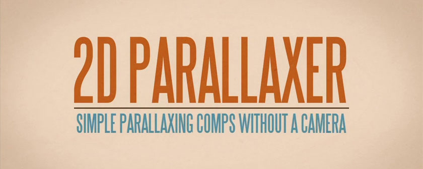 دانلود اسکریپت 2D Parallaxer در افتر افکت