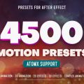 دانلود اسکریپت AtomX Motion Presets برای افتر افکت