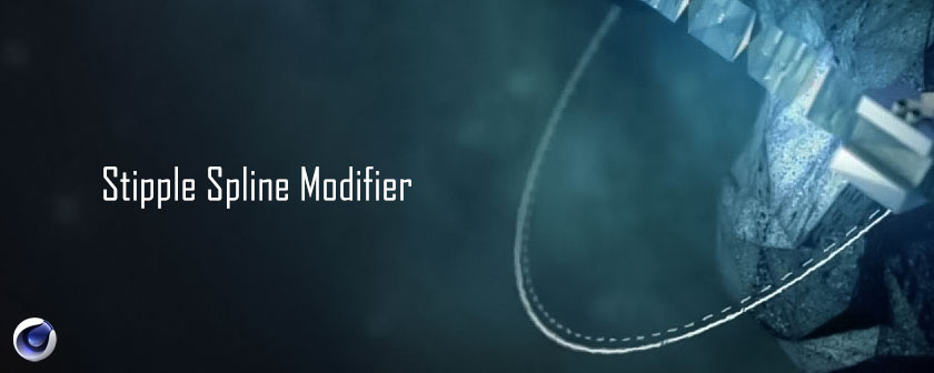 دانلود پلاگین Stipple Spline Modifier برای Cinema 4d