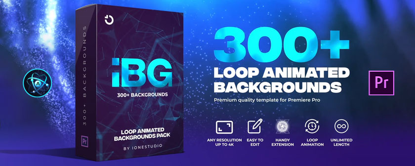 دانلود اسکریپت AtomX iBG Loop Backgrounds برای پریمیر پرو