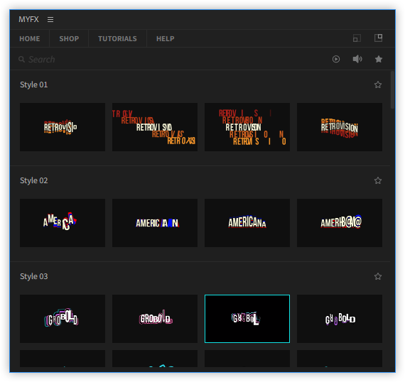 تست کرک اسکریپت MYFX Cartoon Titles در پریمیر پرو