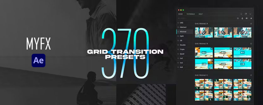 دانلود اسکریپت MYFX Grid Transitions برای افتر افکت