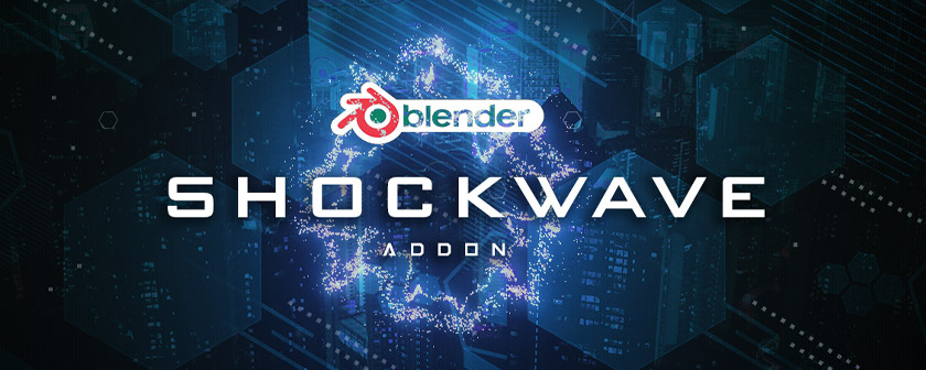 دانلود پلاگین Shockwave Addon برای Blender بلندر