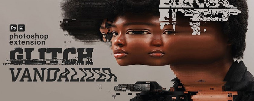دانلود پلاگین Glitch Vandalizer برای Photoshop