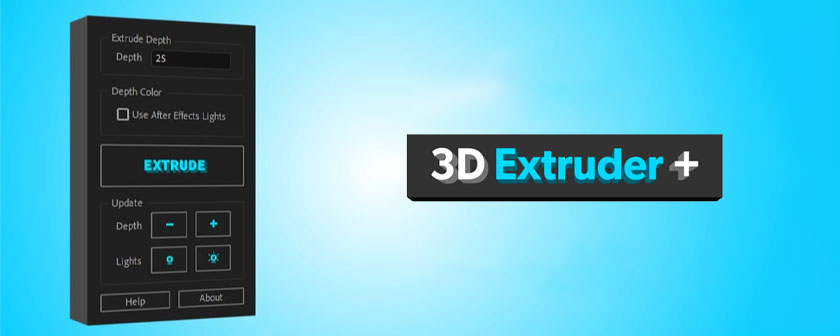 دانلود اسکریپت 3D Extruder Pro در افتر افکت