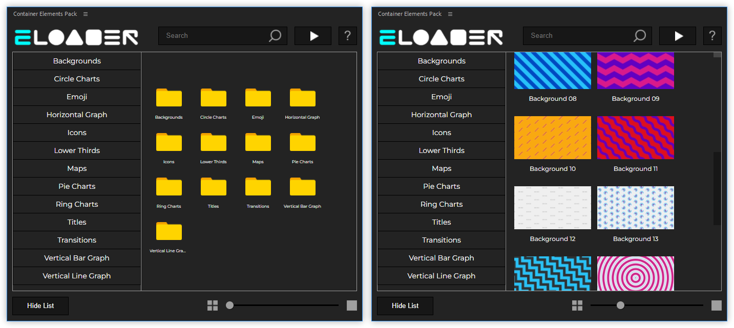 تست کرک اسکریپت Container Elements Pack در افتر افکت