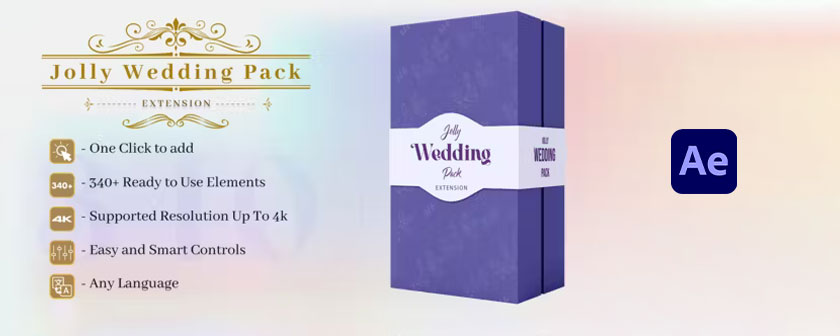 دانلود و کرک اسکریپت Jolly Wedding Pack در افتر افکت
