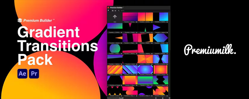 دانلود اسکریپت PremiumBuilder Gradient Transitions Pack با کرک