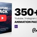 دانلود و کرک اسکریپت PremiumBuilder Youtube Pack در افتر افکت