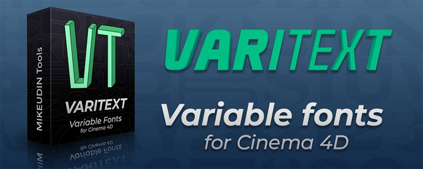 دانلود پلاگین VariText برای Cinema 4d
