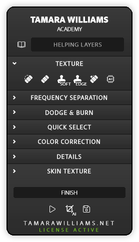 تست کرک پلاگین AI Retouch Panel در فتوشاپ
