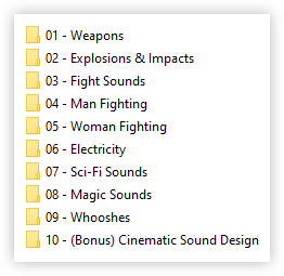 لیست صداهای آشوب و جنگ برای میکس و مونتاژ