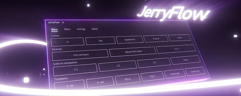 دانلود و کرک اسکریپت JerryFlow در افتر افکت