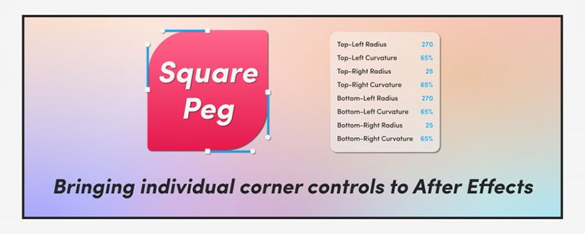دانلود و کرک اسکریپت Square Peg در افتر افکت