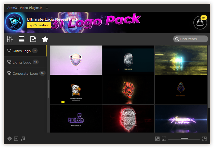 تست کرک اسکریپت AtomX Ultimate Logo Reveal Pack در افتر افکت